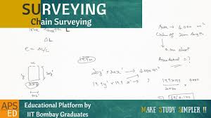 Chain Surveying And Linear Measurements Surveying Youtube