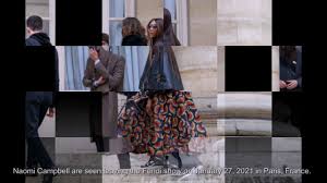 Jan 27, 2021 courtesy of fendi. Naomi Campbell Are Seen Leaving The Fendi Show On January 27 2021 In Paris France Youtube