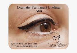 After Permanent Eyeliner Eyeliner Microblading Hd Png Download Kindpng