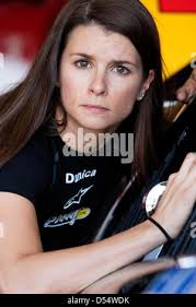 Danica Patrick auf dem Auto Club Speedway und Tissot Running Wide Open  Event im Voyeur in Los Angeles, Kalifornien Stockfotografie