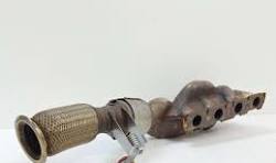 08-10 AUDI R8 LEFT EXHAUST MANIFOLD MANIFOLD 4.2L 420131089 *DENTED*