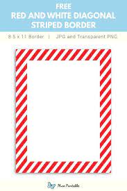 Red And White Diagonal Striped Border Red And White Diagonal Stripes Borders For Paper
