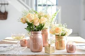 Luckily, changing gold into brass only requires a little spray paint. Metallic Spray Paint Diy Table Decor Ideas Inspired Living Sa