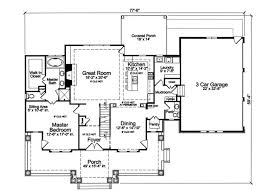A 5' x 8' bathroom layout with the tub/shower along the long wall. 4 Bedroom Cape Cod House Plan First Floor Master Garage