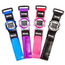 This timer has a vibration mode to signal the end of a countdown. Vibrating Watch With 8 Alarms Countdown Timer Wobl Watch