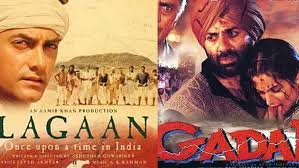 Lagaan bollywood movie posters vintage classic & indian films. 15 Years Ago Gadar And Lagaan Were Released On The Same Day
