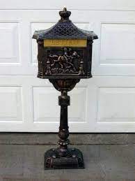 And as always, each decorative cast aluminum mailbox from better box mailboxes is manufactured to meet the highest standards of quality, workmanship, design, and … Cast Aluminum Mailbox And Post Foter Metal Mailbox Unique Mailboxes Pedestal