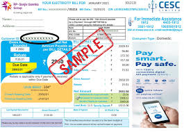To help you find this number, we have uploaded the sample bills on every board electricity payment page. Online Payment Of Monthly Electricity Bill Quick Pay Cesc Limited