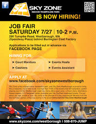 We did not find results for: Sky Zone Indoor Trampoline Park Job Fair Shrewsbury Ma Patch
