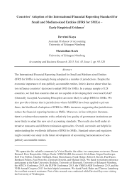 A powerful and refined data analysis tool for auditors and public practitioners. Pdf Countries Adoption Of The International Financial Reporting Standard For Small And Medium Sized Entities Ifrs For Smes Early Empirical Evidence