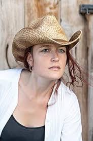 Gamble and Gunn cowboyhatt, vintage stil unisex brun halm cowgirl solhattar  med brett formbart brätte, läderband, Brun, L : Amazon.se: Mode