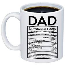 Whether your dad is into fishing, music, movies, or everything in between, these father's day gifts will definitely win you the title of favorite daughter. Mycozycups Dad Nutritional Facts Label Coffee Mug Funny Unique Gift Idea 15oz Cup For Husband Dad From Wife Daughter Son Birthday Christmas Valentine S Day Anniversary Buy Online In Aruba At