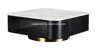 Modern center tables for the living room is today's topic! China Home Villa Living Room Square Marble Coffee Center Table China Hotel Coffee Table Metal Side Table