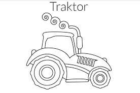 Traktor do wydruku dla dzieci. Kolorowanki Traktory Malowanki Traktory Do Druku Mjakmama Pl