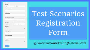 Keep the mobile app in ideal condition; Test Scenarios Registration Form Write Test Cases Of Signup Form Software Testing Material