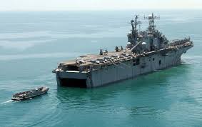 Uss Belleau Wood Usa A Assault Amphibious Ship Of The Us Navy The Belleau Wood Lha 3 Is The 3rd Ship From The Tarawa Cl Uss Tarawa Warship Landing Craft