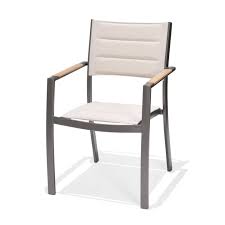 Fauteuil De Jardin En Textilene Matelasse Java Blanc En 2020 Fauteuil Jardin Fauteuil Mobilier Jardin