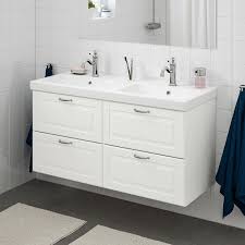 Godmorgon Odensvik Sink Cabinet With 4 Drawers Kasjon White Hamnskar Faucet 48 3 8x19 1 4x25 1 4 Shop Here Ikea Ikea Godmorgon Sink Cabinet Ikea