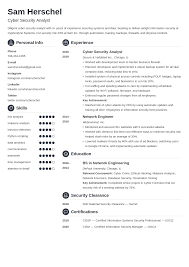 If the information security analyst job . Cyber Security Resume Examples And 25 Writing Tips
