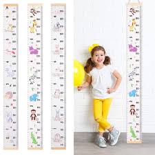 Us 7 68 31 Off Kids Growth Size Chart Cartoon Style Height Measure Ruler Activity Gear Baby Child Kids Decorative Growth Charts Height Ruler In Baby