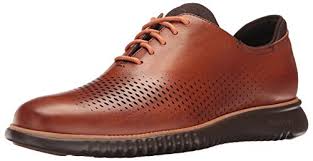 Shoes men dress shoes pumps heels oxford shoes gray. Cole Haan Men S 2 Zerogrand Laser Perforated Wingtip Oxfords British Tan Java 10 D M Us Frenzystyle