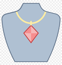 This enhances the outline of the diamond shape and provides added protection to the center stone. A Necklace With A Thin Chain And Large Diamond Shaped Emblem Clipart 5127768 Pikpng