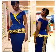 Daily dose of new robes en pagne tendance. Pin By Alaine Ndjeng On Ensemble Pagne Africain Latest African Fashion Dresses African Fashion Modern African Fashion Ankara