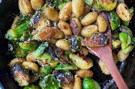 This Gnocchi With Brussels Sprouts Dish Was The Best Thing I Made In All Of 2020 In 2021 Brussels Sprouts Dishes Brussel Sprouts Vegetarian Recipes