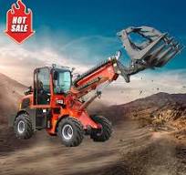 EPA And EURO5 Emission MYZG ER1500 1.5T Construction Loader And Forklift  Mini Telescopic Boom Wheel Loader