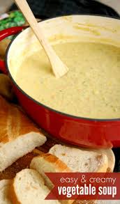 This Creamy Vegetable Soup Is Great Comfort Food That Doesn T Take Long To Make I M Thrilled To Share The Easy Recipe Wi Creamy Vegetable Soups Food Soft Food