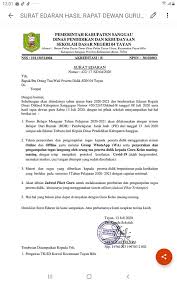Surat penyerahan dan akuan terima nota serah tugas. Sdn 04 Tayan Hilir Photos Facebook