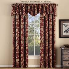 249 itemsfound with jacobean fabric. Melbourne Jacobean Floral Burgundy Chenille Window Treatment