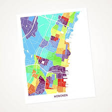 Check spelling or type a new query. Amazon Com Hoboken New Jersey Art Map Print Choose Your Colors And Size Perfect Wall Art For Your Home Or Office Handmade