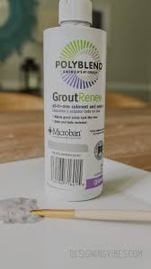 The polyblend grout renew is a colorant and sealer all in one. How To Paint Over Dingy Grout Diy Gray Grout