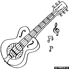 Fwiw, i bought my first electric in black. Dobro Coloring Page Gibson Resonator Guitar