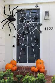 Halloween Door Decorating Ideas Frighteningly Fabulous Halloween Diy Door Diy Halloween Porch Diy Halloween Door Decorations