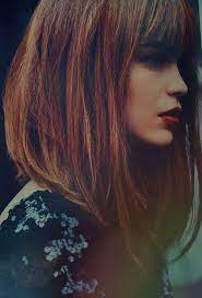 2018 Long Angled Bob With Fringe Hair Styles Long Bob With Bangs Bob Hairstyles