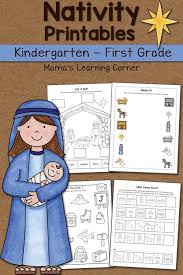 Nativity Worksheet Packet For Kindergarten And First Grade Christmas Kindergarten Christmas Worksheets Preschool Christmas