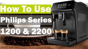 Philips Coffee Maker How To Use Philips Series 1200 2200 Youtube