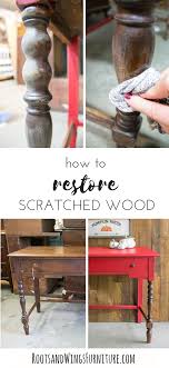 Have An Old Piece That Has A Few Unsightly Scratches This Is The Trick To Take Care Of Those Scr Diy Furniture Redo Handmade Home Decor Furniture Restoration