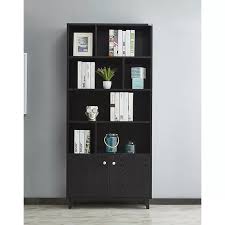 Black Bookshelf With Doors Pin On Bedroom Update