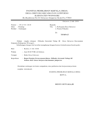 Contoh surat surat keterangan rt surat keterangan rt yang diketahui ketua rw adalah merupakan inti pokok dari pembuatan berbagai macam surat, baik surat yang dikeluarkan dari. Undangan Panitia Pemilihan Kepala Desa