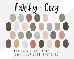 Aardse Gezellig Fall Procreate Kleurenpalet Hygge Thema Etsy In 2021 Earthy Color Palette Color Palette Warm Colour Palette