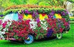 Image result for flowers on tires