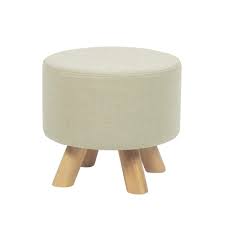Maybe you would like to learn more about one of these? Edeco Modern Round Ottoman Foot Rest Stool Seat Pouf Ottoman With Linen Fabric And Non Skid Wooden Legs Beige Buy Online In Bahamas At Bahamas Desertcart Com Productid 154550737
