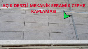 Acik Derzli Mekanik Seramik Cephe Kaplamasi Youtube