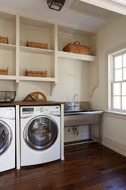 utility sink in laundry room