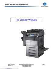 Speed up your pc by fixing driver error. Konica Minolta Bizhub 500 Manuals Manualslib