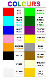 Learning Colours Colour Chart Learning Colors Colours Light In The Dark