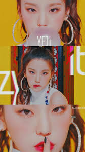 Itzy Wallpaper Yeji Kartu Lucu Pasangan Animasi Gambar